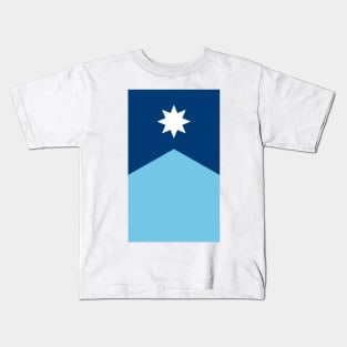 New Minnesota Flag Vertical Kids T-Shirt